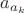$a_{a_k}$