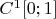 $C^1[0;1]$