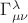 $\Gamma^{\lambda}_{\mu \nu}$