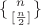 $\{{n \atop [\frac{n}{2}]}\}$