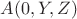 $A(0,Y,Z)$