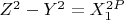 $Z^2 - Y^2 = X^{2P}_1$
