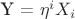 Y = \eta^i X_i
