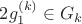 $2g_1^{(k)}\in G_k$