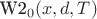 W2_0(x,d,T)