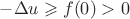 $-\Delta u \geqslant f(0) > 0$