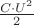 $\frac{C\cdot U^{2}}{2}$ $\frac{C\cdot U^{2}}{2}$