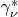$\gamma^{*}_{\nu}$