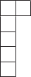 \begin{tabular}{|c|c}
\hline
&\multicolumn{1}{c|}{}\\
\hline
& \\
\cline{1-1}
& \\
\cline{1-1}
&\\
\cline{1-1}
&\\
\cline{1-1}
\end{tabular}