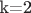 k=2