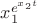 $x_1^{e^{x_2 t}}$