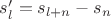 $s'_l=s_{l+n}-s_n$