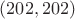 $(202, 202)$