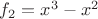 $f_2=x^3-x^2$
