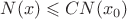 $N(x) \leqslant CN(x_0)$
