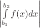 $\left\lvert\int\limits_{b_1}^{b_2}f(x)dx\right\rvert$
