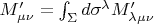 $M'_{\mu\nu}=\int_\Sigma d\sigma^\lambda M'_{\lambda\mu\nu}$