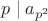$p\mid a_{p^2}$