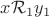 $x\mathcal{R}_1y_1$