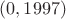 $(0, 1997)$
