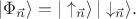 $|\Phi_{\vec{n}}\rangle=|\uparrow_{\vec{n}}\rangle \, |\downarrow_{\vec{n}}\rangle.$
