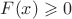 $F(x)\geqslant 0$