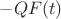 $-QF(t)$