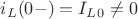 $i_L(0-)=I_L_0\neq0$