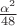 $\frac{\alpha^2}^{48}$