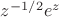 $z^{-1/2}e^z$