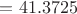 $=41.3725$