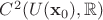 $C^2(U(\mathbf{x}_0), \mathbb{R})$