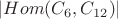 $|Hom(C_{6},C_{12})|$