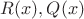 $R(x),Q(x)$