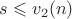 $s\leqslant v_2(n)$