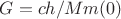 $G=ch/Mm(0)$