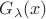 $G_{\lambda}(x)$ $G_{\lambda}(x)$