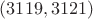 $(3119,3121)$