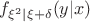$f_{\xi^2 | \xi+\delta}(y|x)$