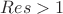 $Re s>1$