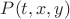 $P(t,x,y)$