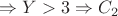 $\Rightarrow Y>3 \Rightarrow C_2$