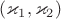 $(\varkappa_{1},\varkappa_{2})$