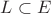 $L\subset E$
