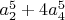 $a_2^5+4 a_4^5$