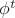 $\phi ^{t}$