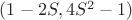 $(1-2S,4S^2-1)$