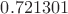 $0.721301$