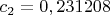 $c_2=0,231208$