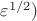 $\varepsilon^{1/2})$